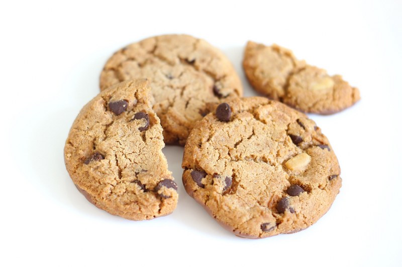 Ricetta dei biscotti alle gocce di cioccolato senza glutine